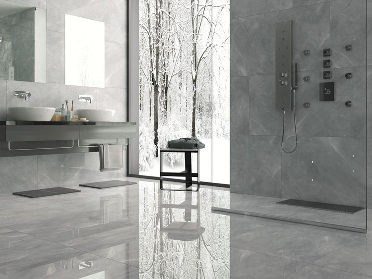 PULPIS GREY RECTIFIED PORCELAIN TILE 24x24 and 24x48 @5.15/sf
