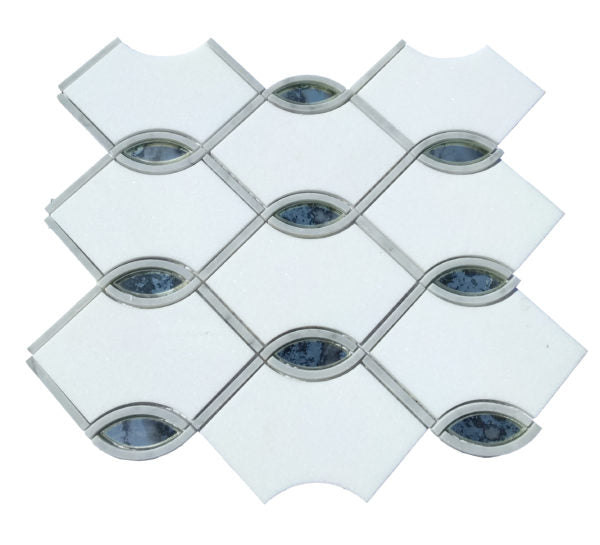 WATERJET MARBLE MOSAIC WITH MIRRORS