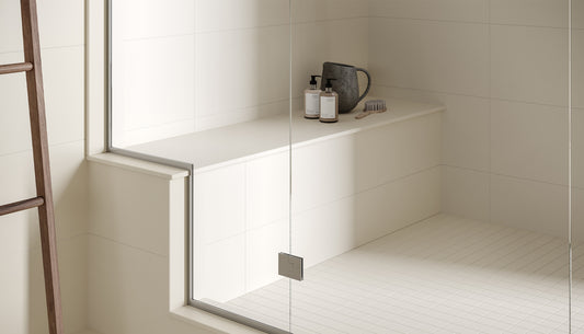 SHOWER JAMBS AND BENCH