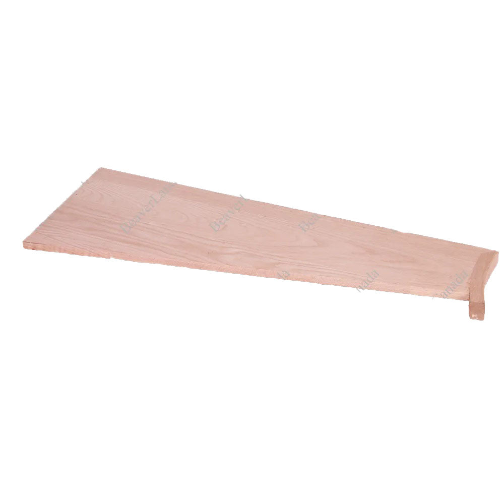 ST101 Standard Pie Shape Square Edge With the Return Open Left Red Oak
