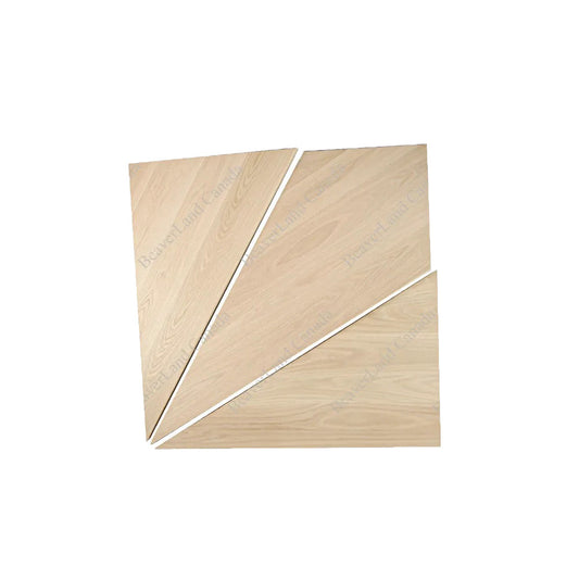 ST101 Set of the Triangle and Rhombus Square Edge Left Turn Red Oak