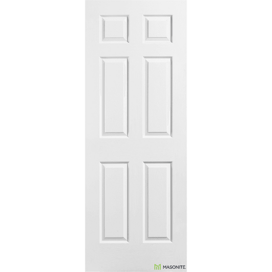 6 PANEL SQUARE TEXTURED MOULDED HOLLOW CORE  DOOR